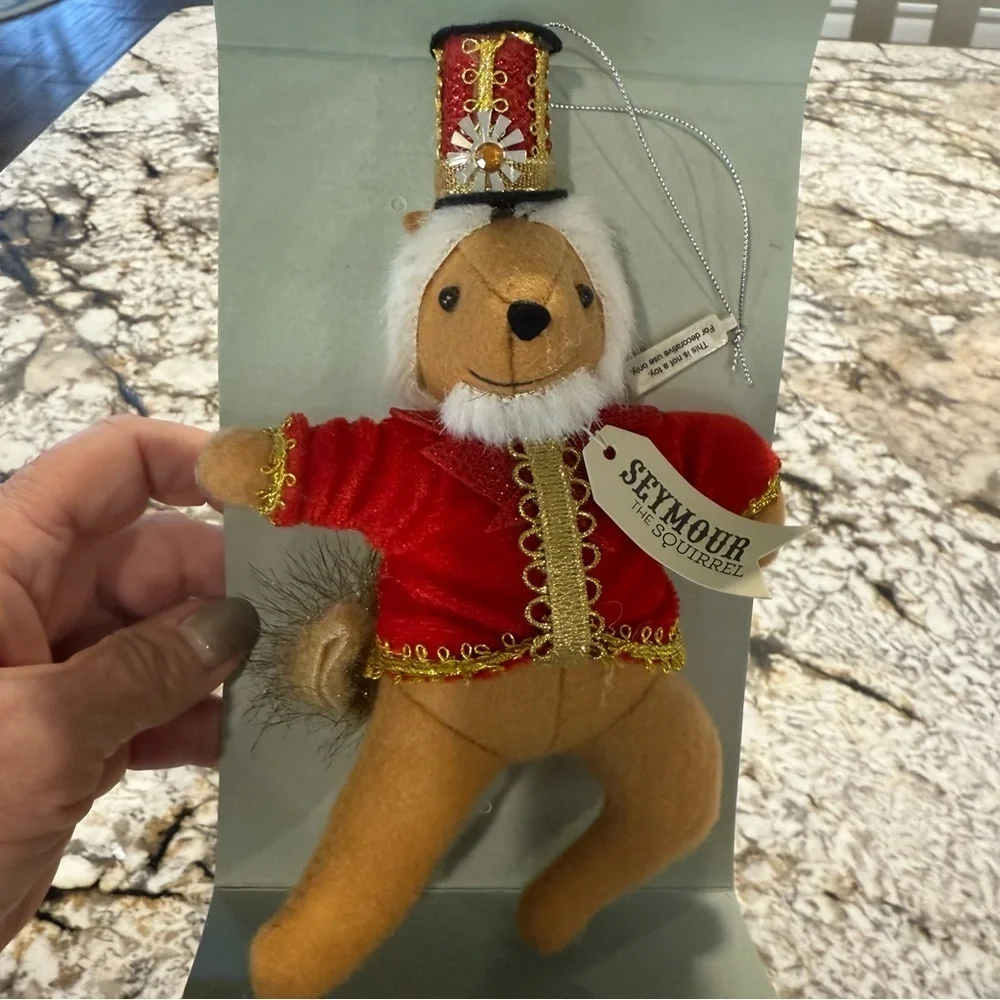 Demdaco Fancifollies Tiny Troupe Seymour the Squirrel Ornament